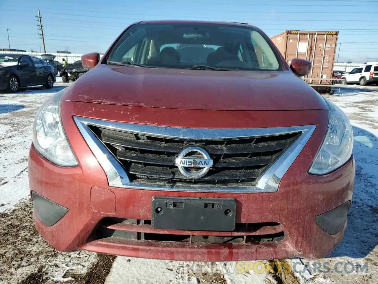 5 Photograph of a damaged car 3N1CN7AP3KL861684 NISSAN VERSA 2019