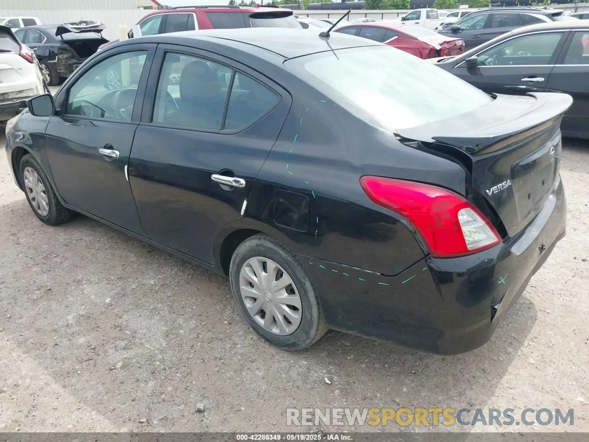 3 Photograph of a damaged car 3N1CN7AP3KL863127 NISSAN VERSA 2019