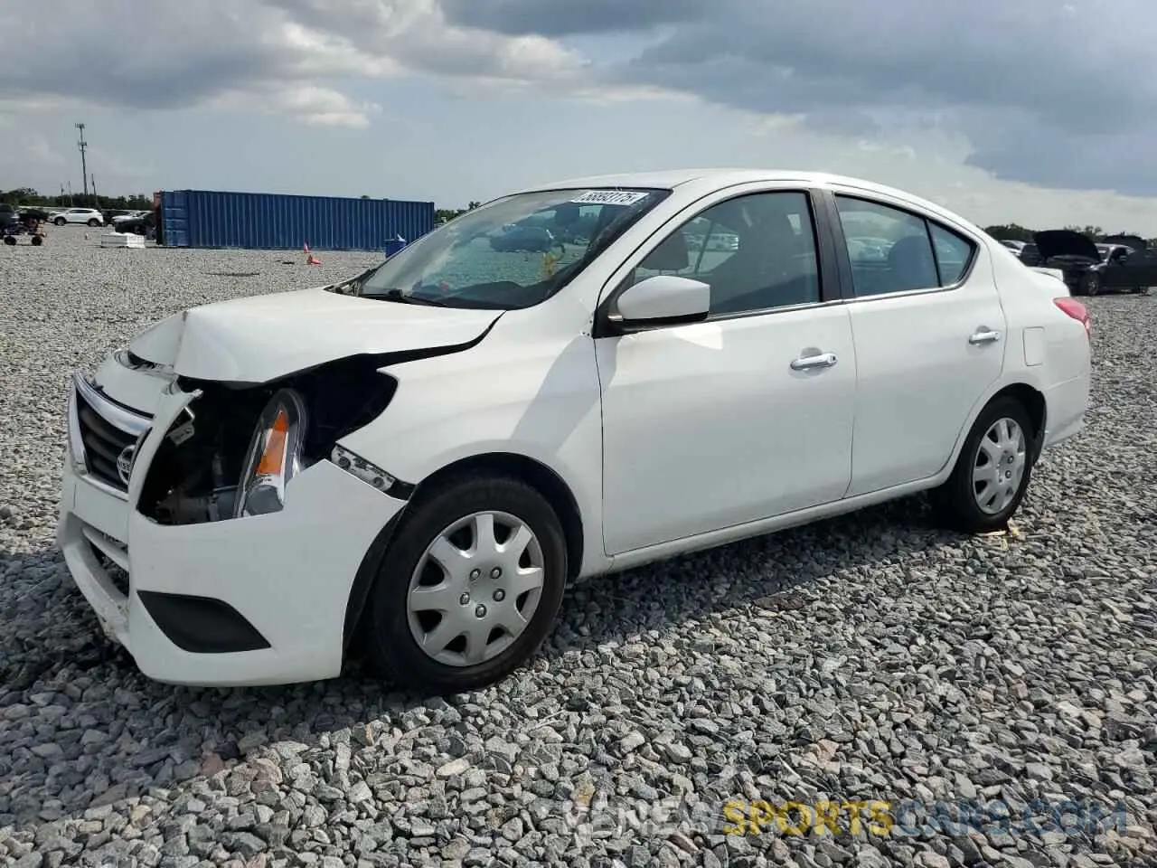 1 Photograph of a damaged car 3N1CN7AP3KL866125 NISSAN VERSA 2019