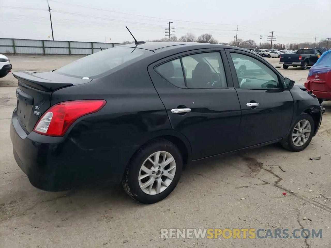 3 Photograph of a damaged car 3N1CN7AP3KL869476 NISSAN VERSA 2019