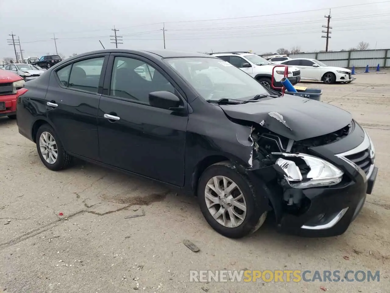 4 Photograph of a damaged car 3N1CN7AP3KL869476 NISSAN VERSA 2019