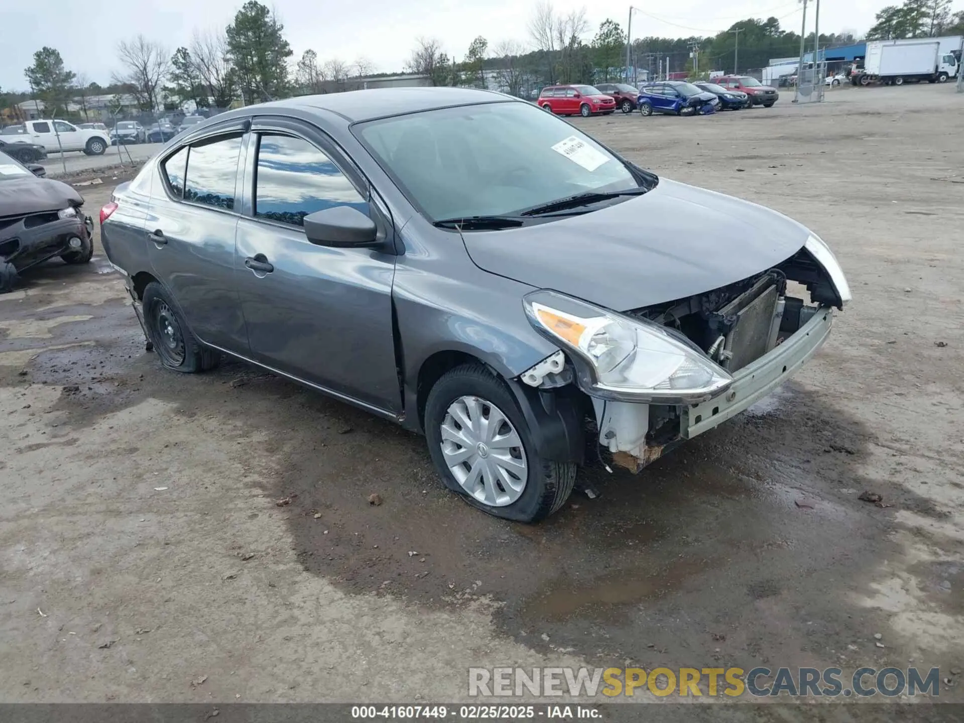 1 Photograph of a damaged car 3N1CN7AP3KL870613 NISSAN VERSA 2019