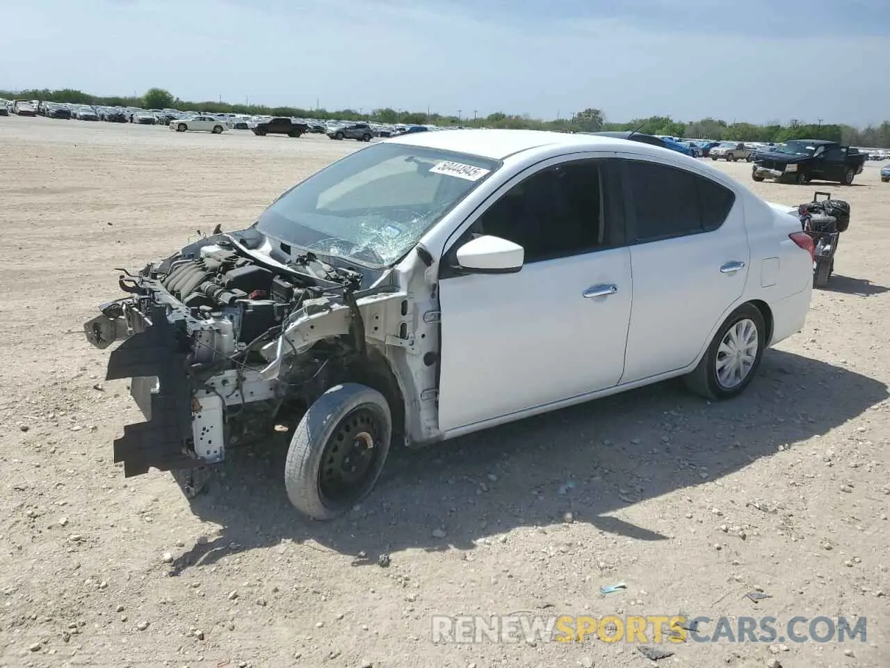 1 Photograph of a damaged car 3N1CN7AP3KL870661 NISSAN VERSA 2019