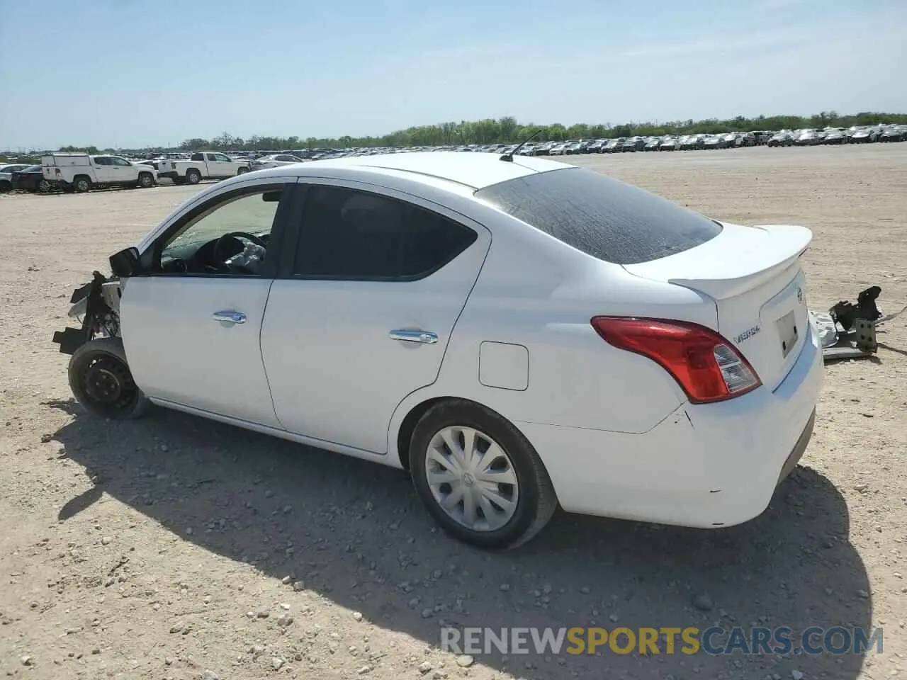 2 Photograph of a damaged car 3N1CN7AP3KL870661 NISSAN VERSA 2019
