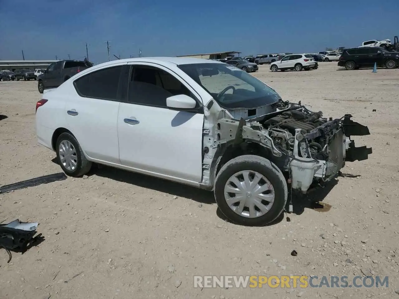 4 Photograph of a damaged car 3N1CN7AP3KL870661 NISSAN VERSA 2019