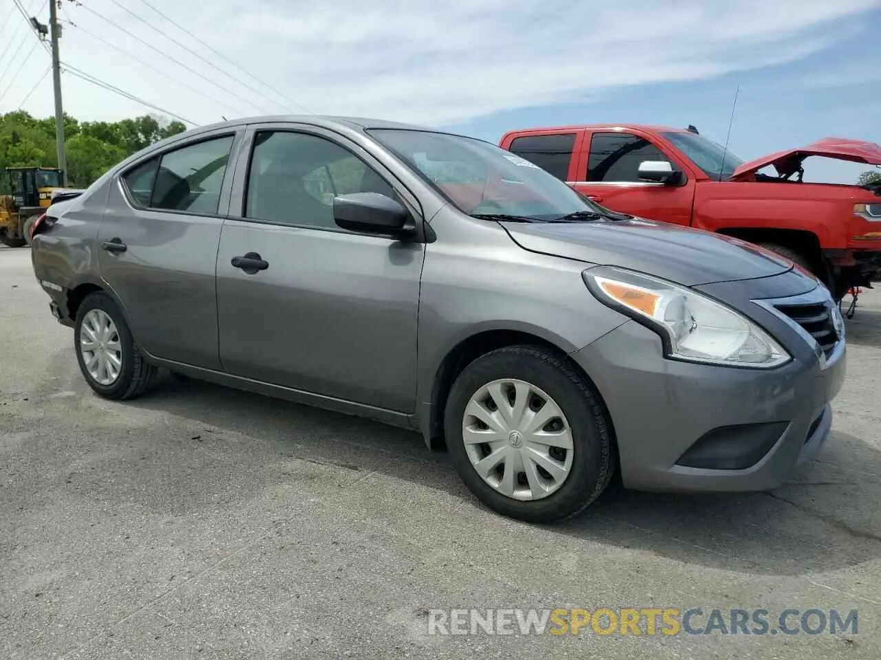 4 Photograph of a damaged car 3N1CN7AP3KL871180 NISSAN VERSA 2019