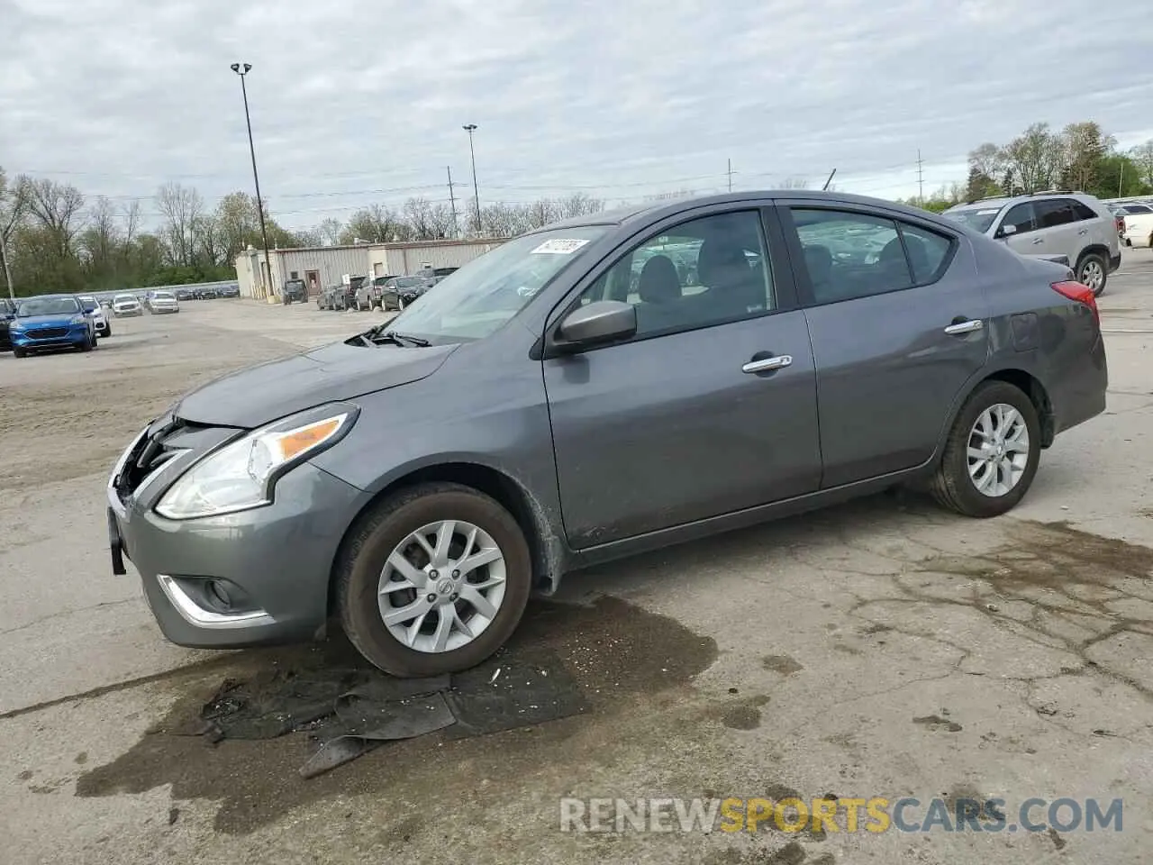 1 Photograph of a damaged car 3N1CN7AP3KL874256 NISSAN VERSA 2019