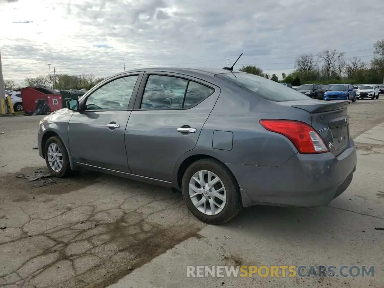2 Photograph of a damaged car 3N1CN7AP3KL874256 NISSAN VERSA 2019