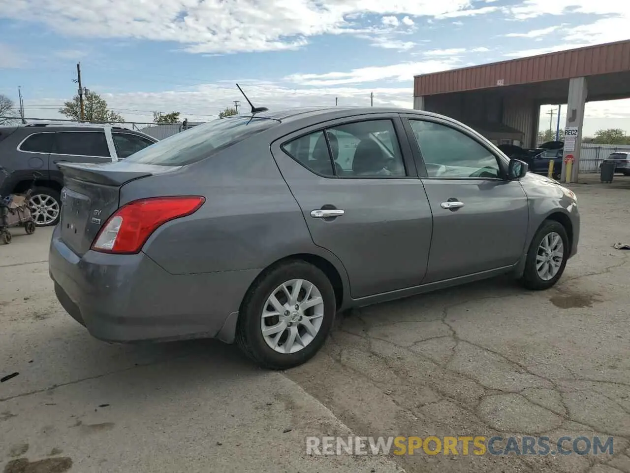 3 Photograph of a damaged car 3N1CN7AP3KL874256 NISSAN VERSA 2019