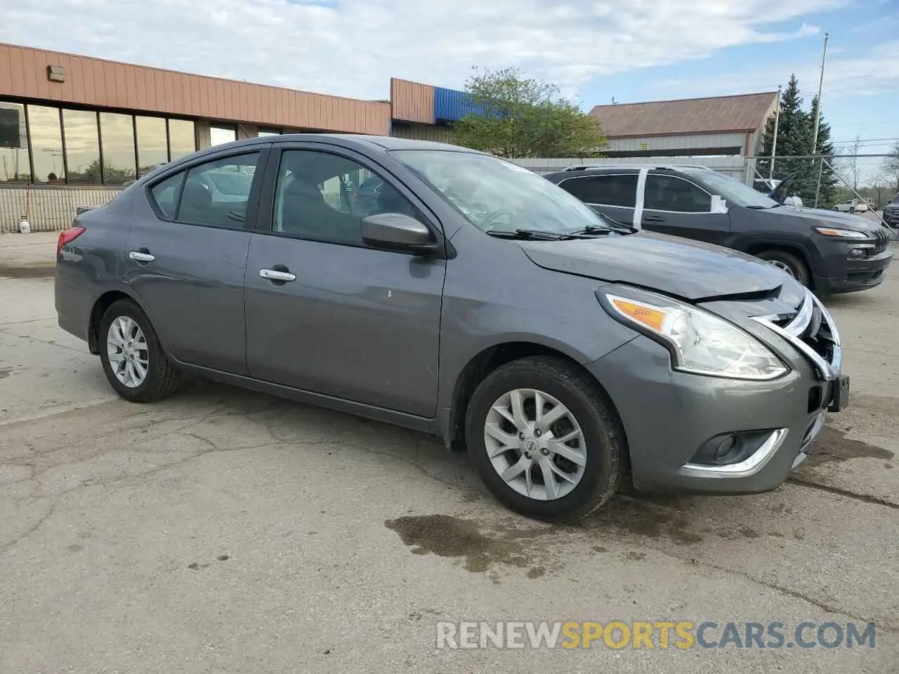 4 Photograph of a damaged car 3N1CN7AP3KL874256 NISSAN VERSA 2019