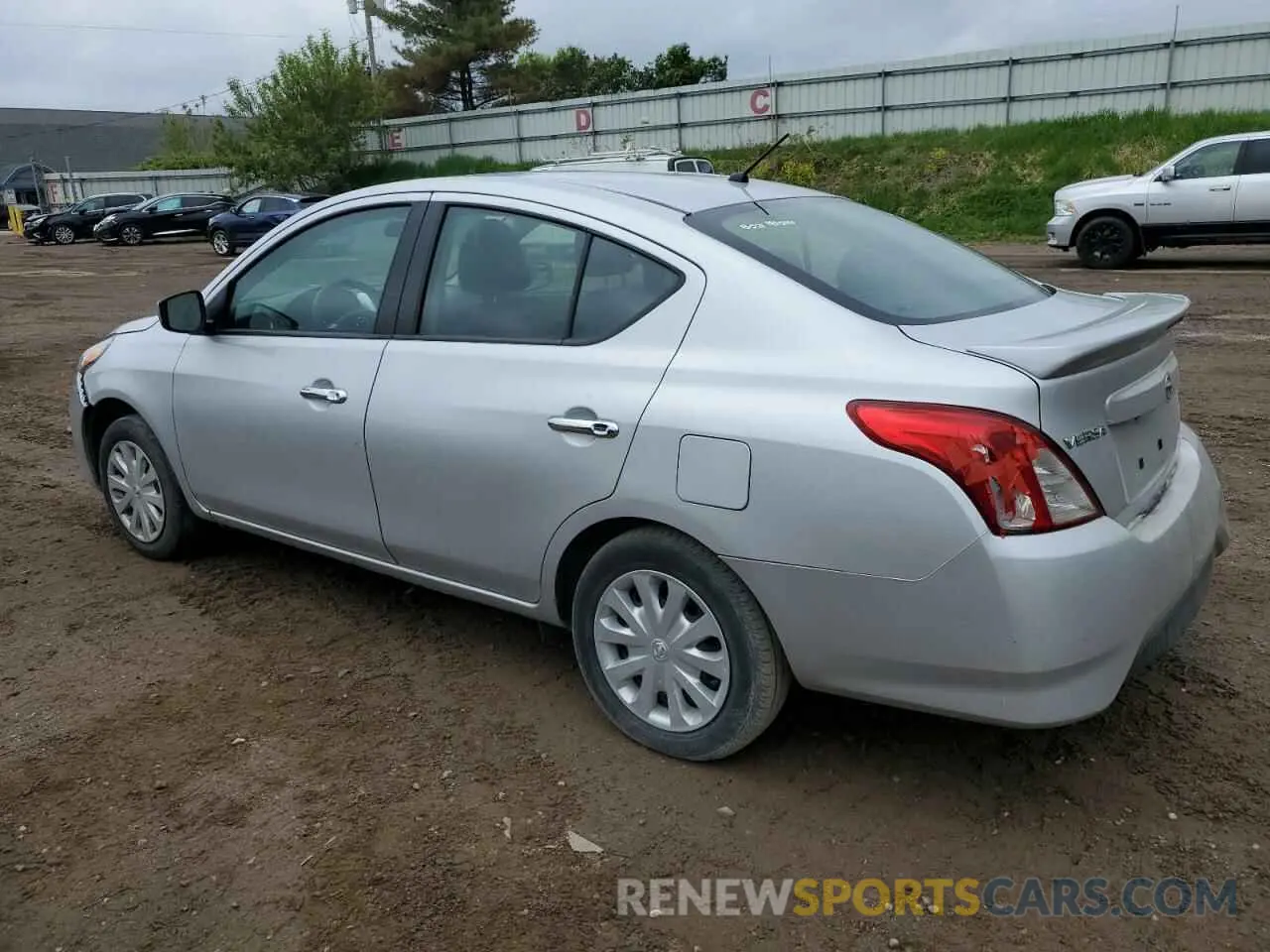 2 Photograph of a damaged car 3N1CN7AP3KL878212 NISSAN VERSA 2019