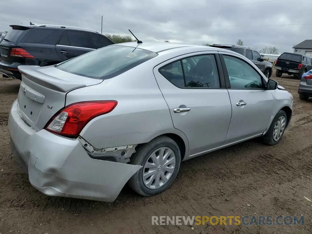 3 Photograph of a damaged car 3N1CN7AP3KL878212 NISSAN VERSA 2019
