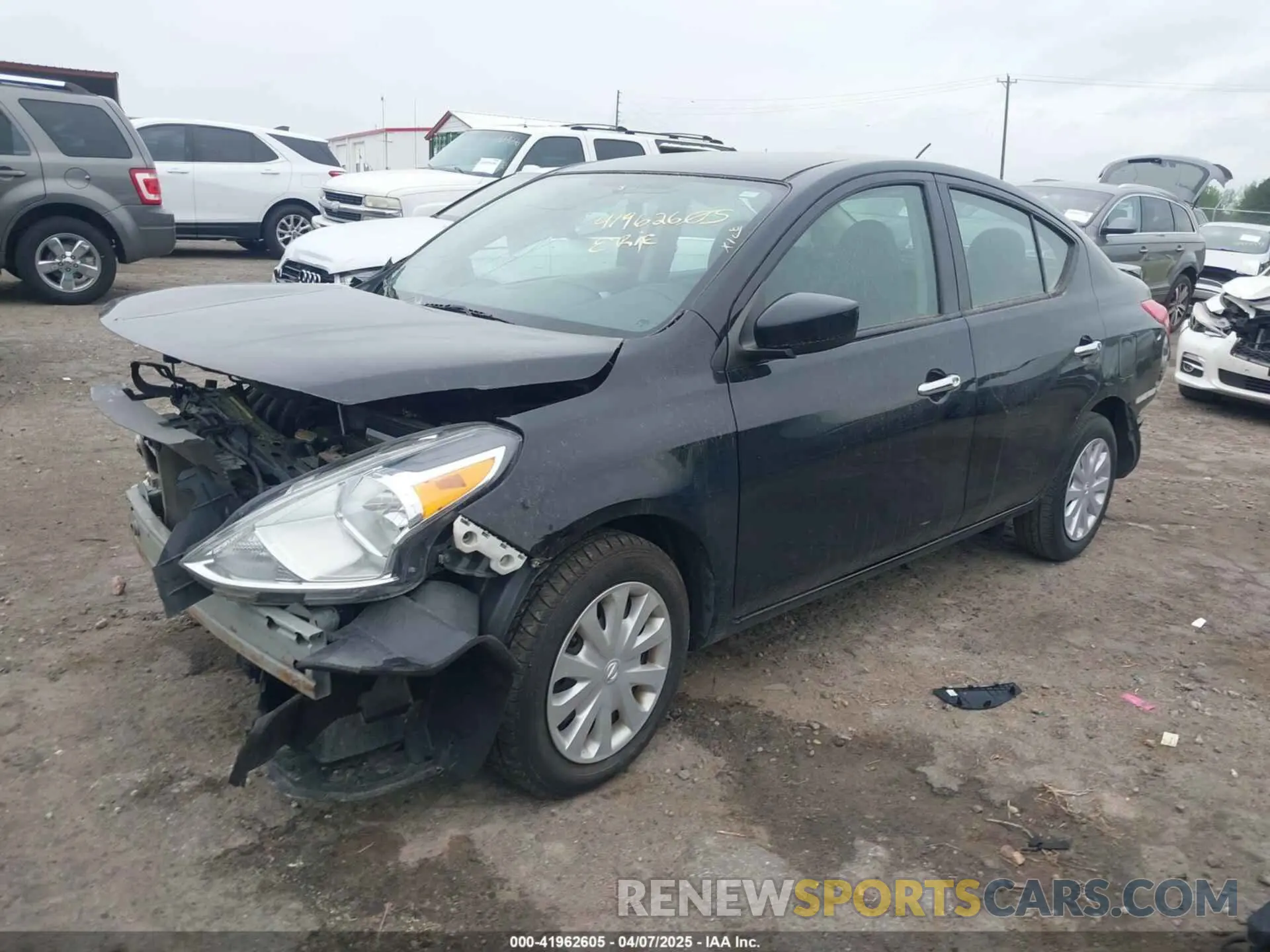 2 Photograph of a damaged car 3N1CN7AP3KL879411 NISSAN VERSA 2019