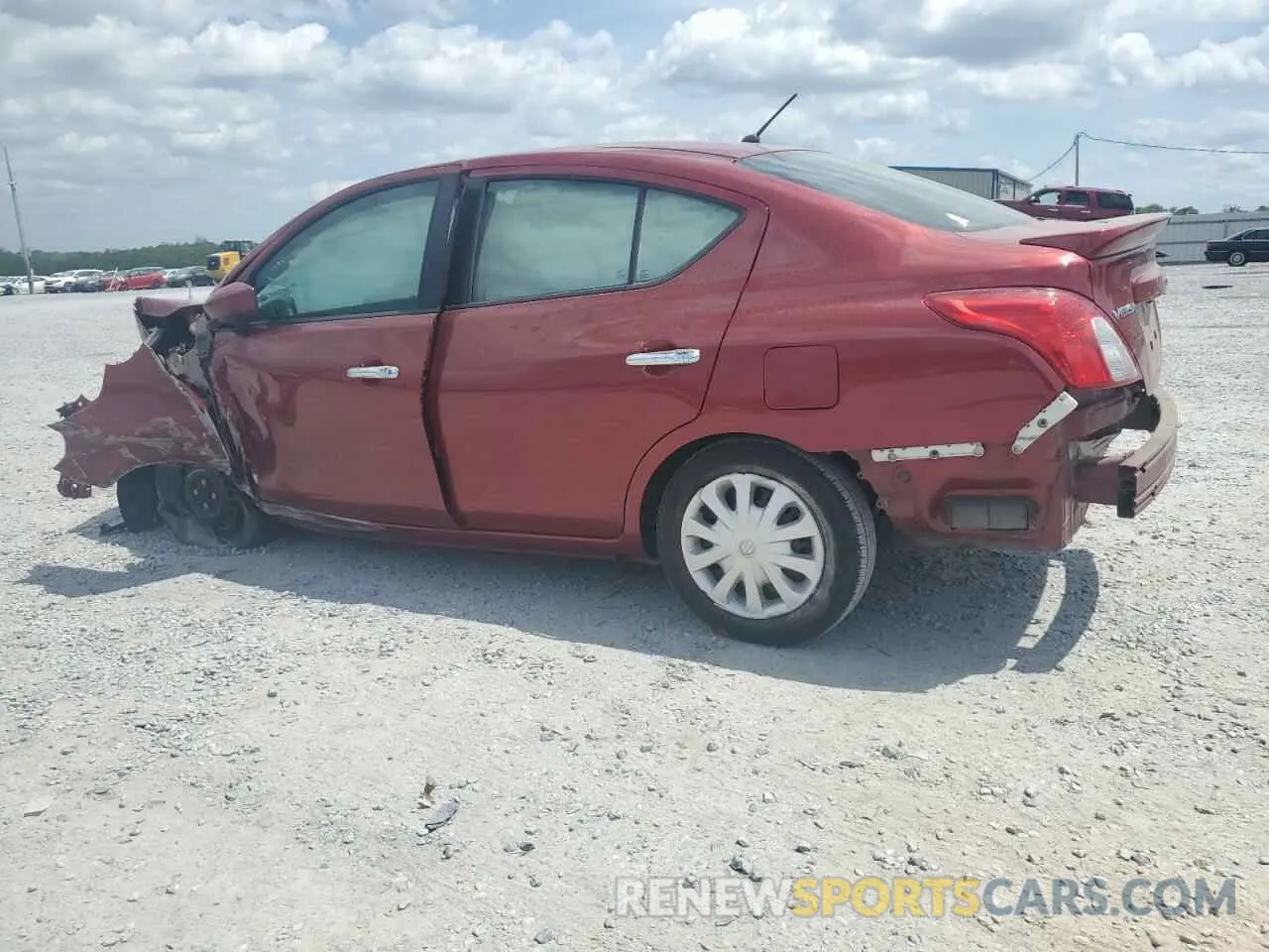 2 Photograph of a damaged car 3N1CN7AP3KL879666 NISSAN VERSA 2019