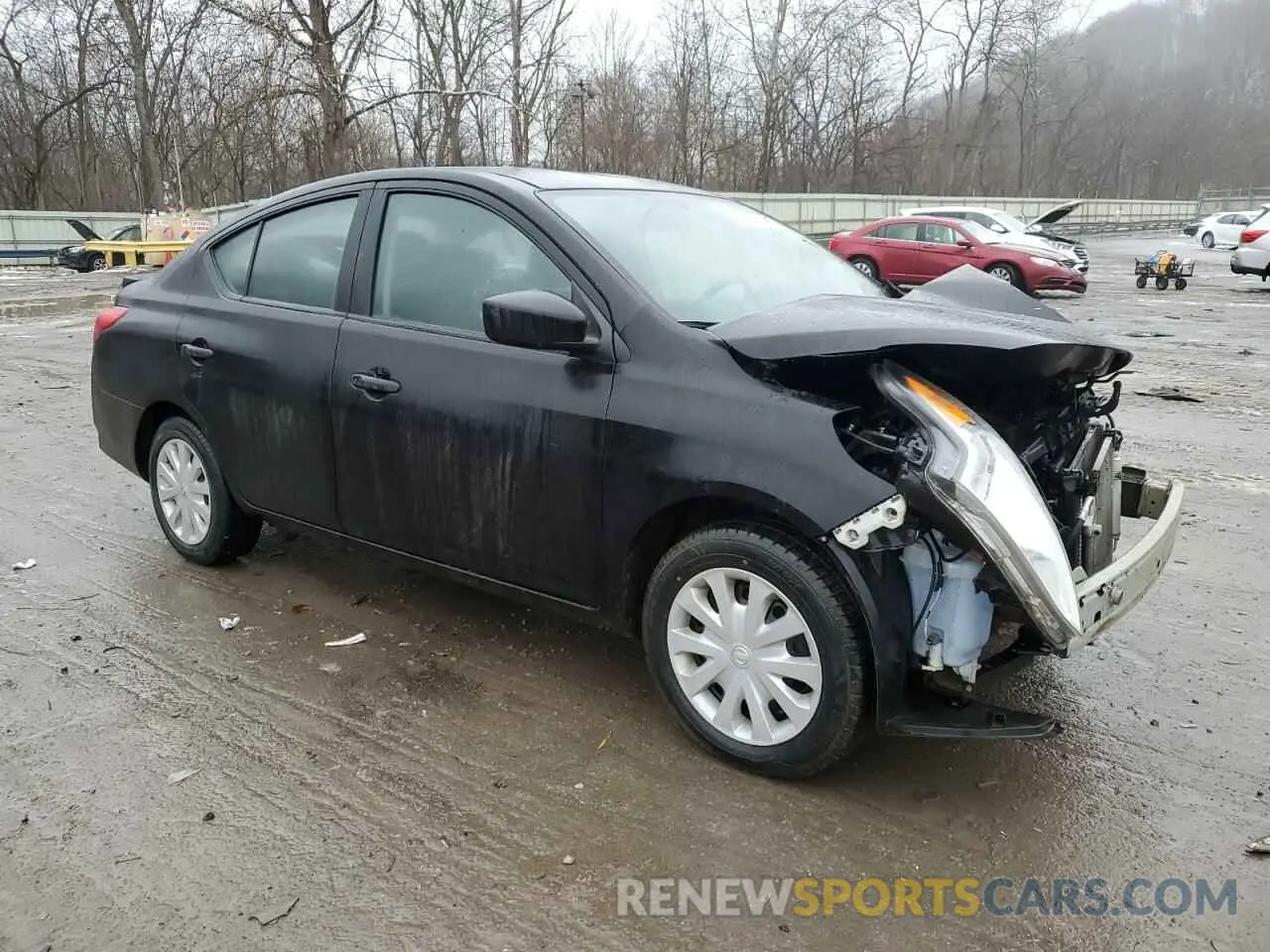 4 Photograph of a damaged car 3N1CN7AP4KL800540 NISSAN VERSA 2019