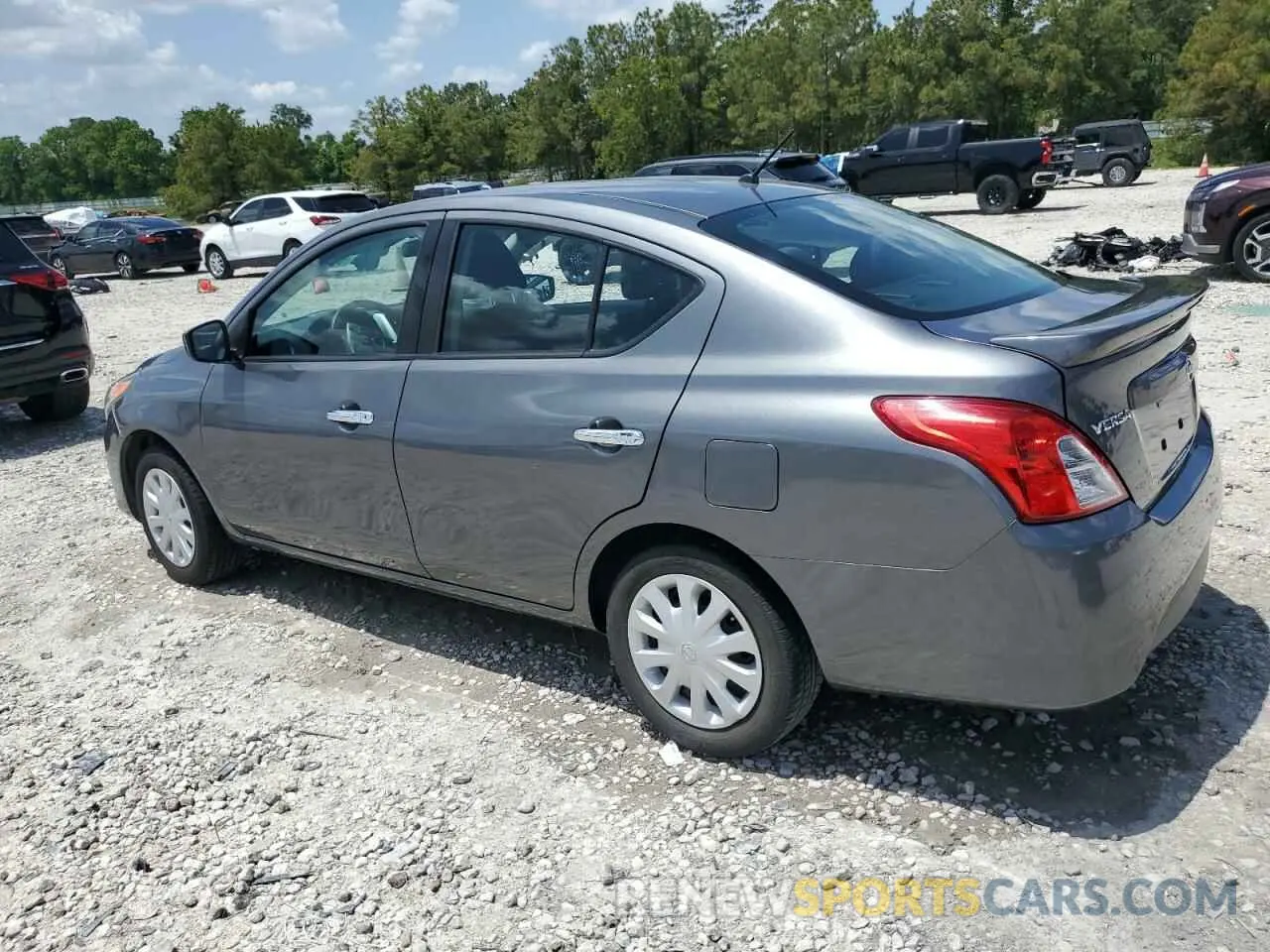 2 Photograph of a damaged car 3N1CN7AP4KL808556 NISSAN VERSA 2019