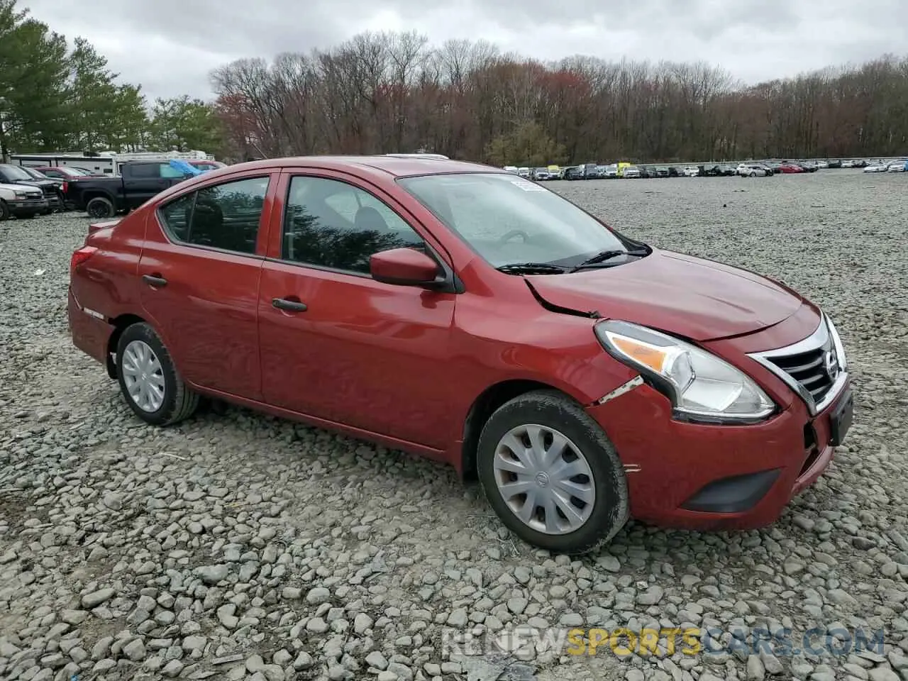 4 Photograph of a damaged car 3N1CN7AP4KL810498 NISSAN VERSA 2019