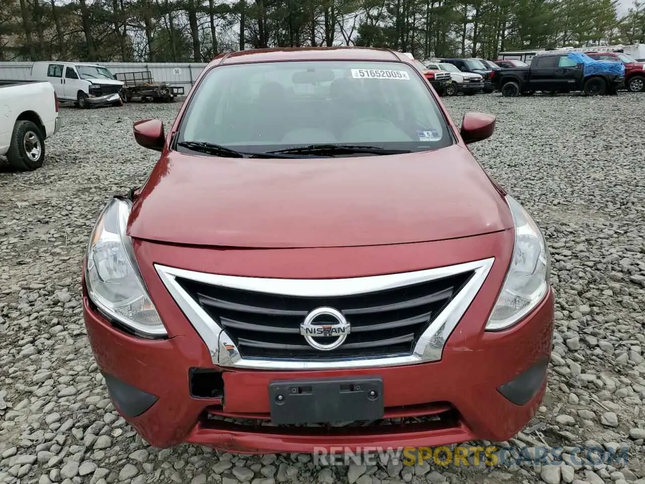 5 Photograph of a damaged car 3N1CN7AP4KL810498 NISSAN VERSA 2019