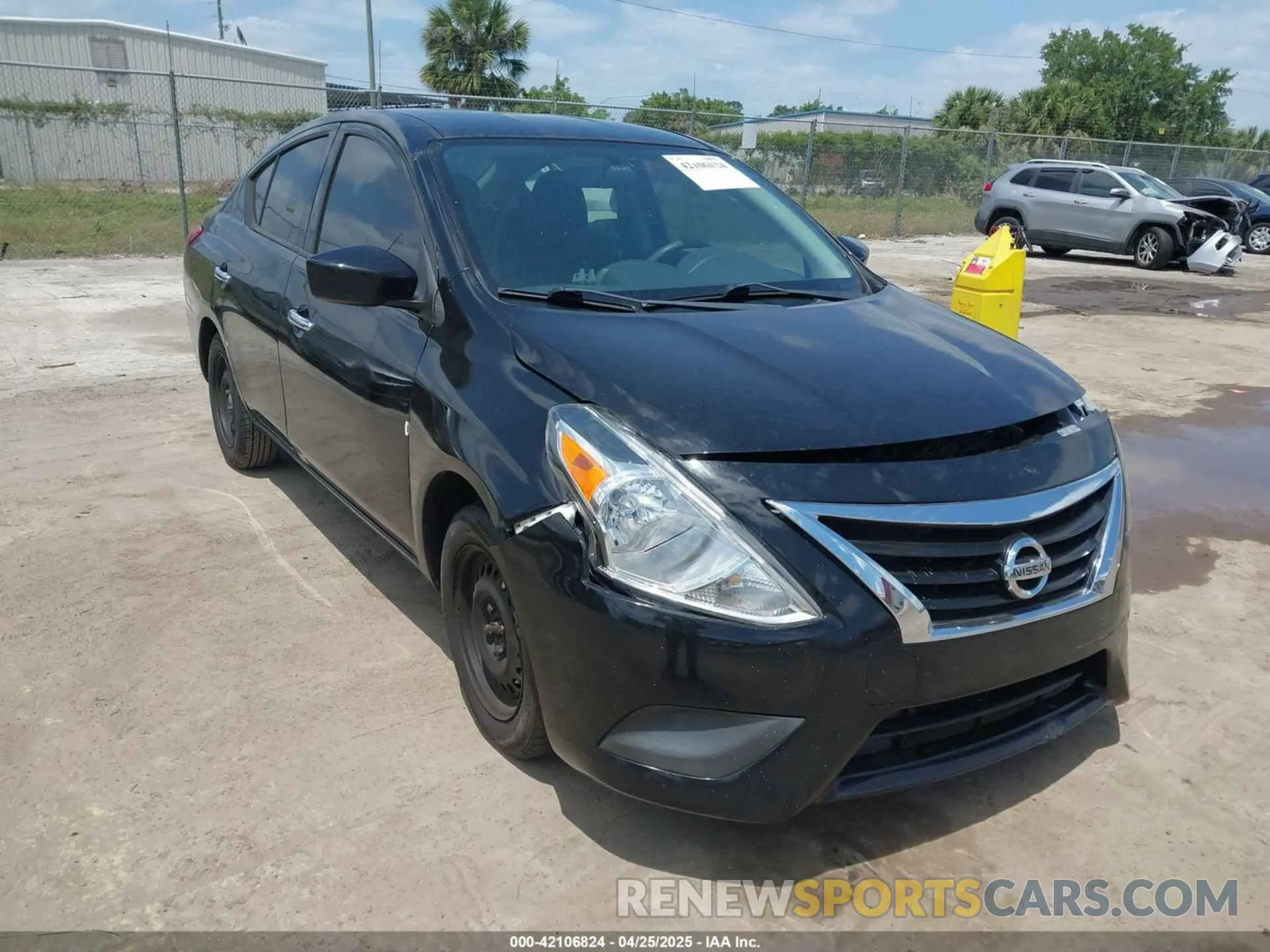 1 Photograph of a damaged car 3N1CN7AP4KL817029 NISSAN VERSA 2019