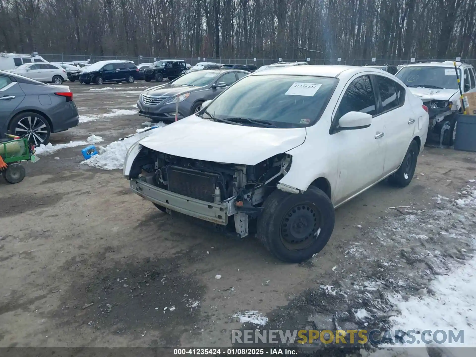 2 Photograph of a damaged car 3N1CN7AP4KL831920 NISSAN VERSA 2019