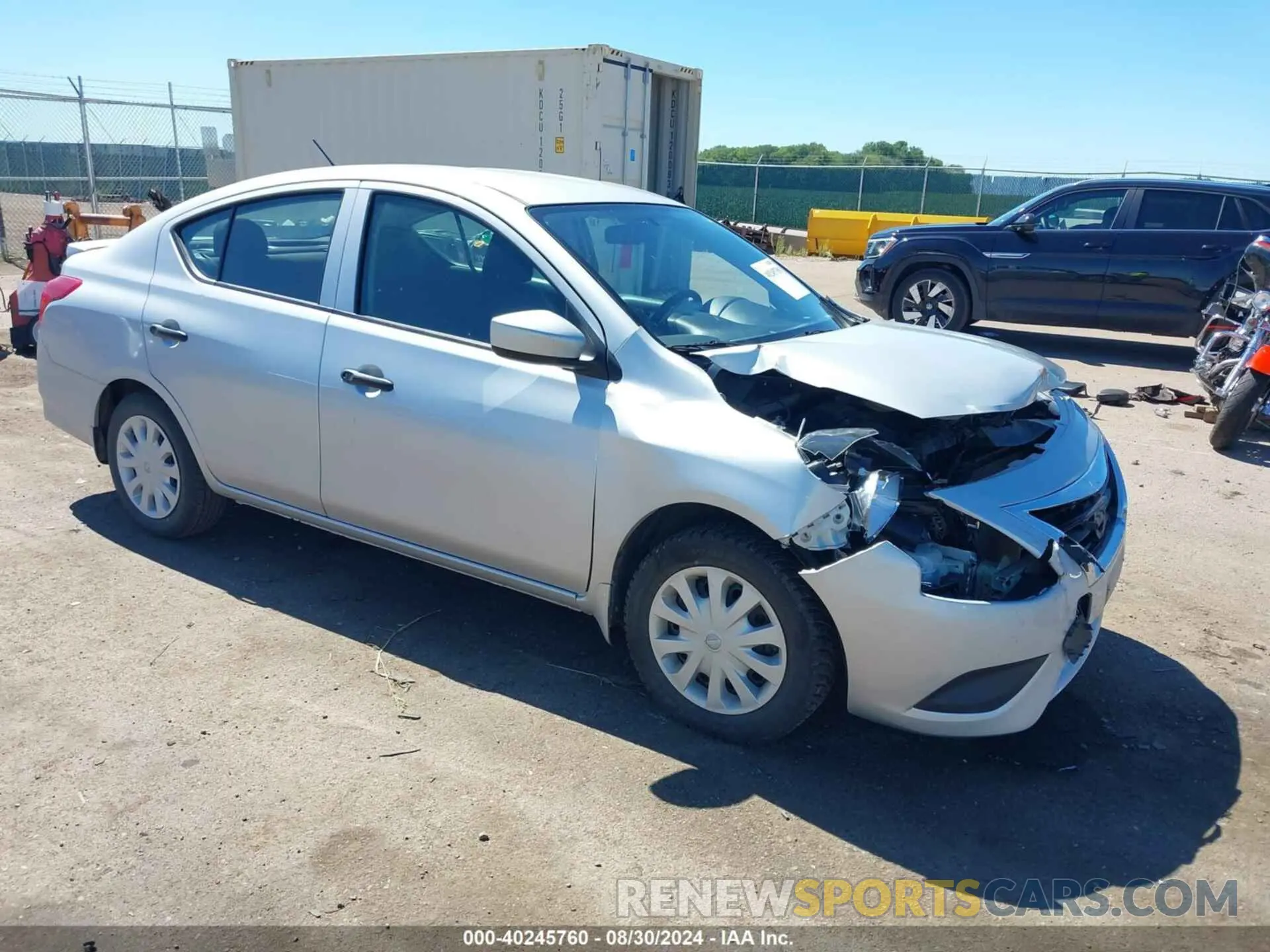 1 Photograph of a damaged car 3N1CN7AP4KL832520 NISSAN VERSA 2019