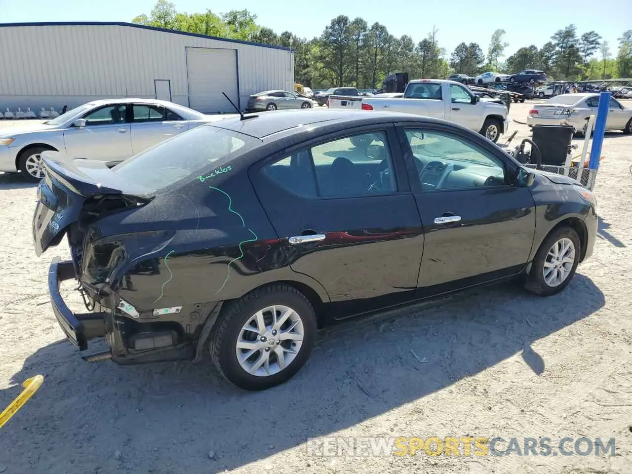 3 Photograph of a damaged car 3N1CN7AP4KL834784 NISSAN VERSA 2019