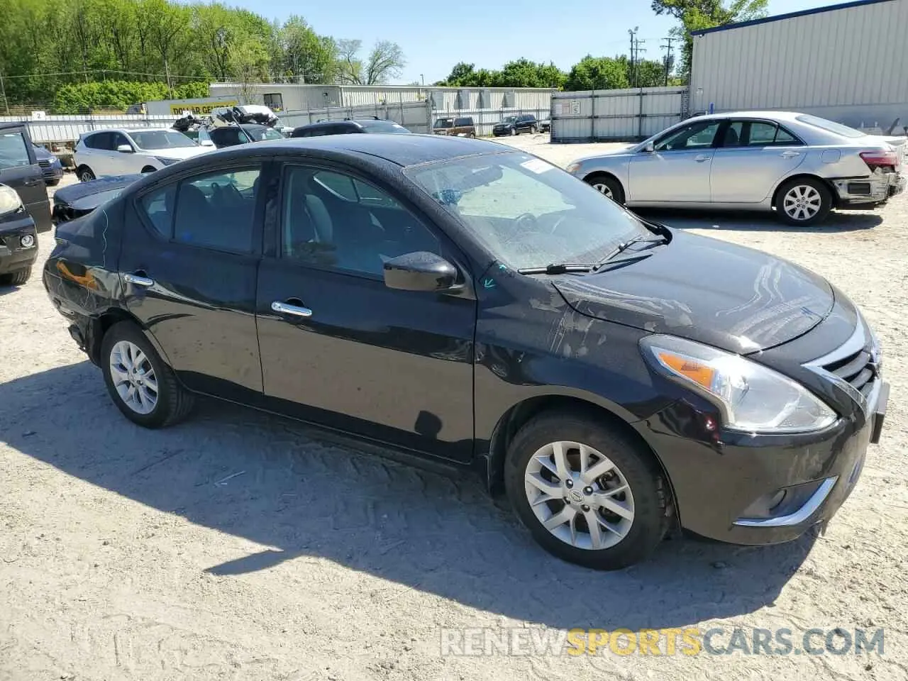 4 Photograph of a damaged car 3N1CN7AP4KL834784 NISSAN VERSA 2019
