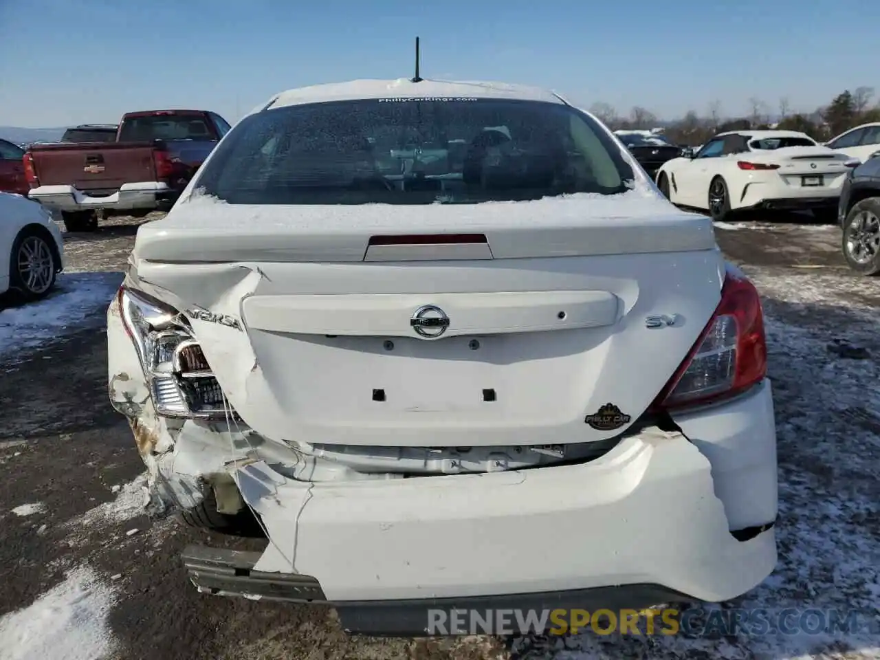 6 Photograph of a damaged car 3N1CN7AP4KL841122 NISSAN VERSA 2019