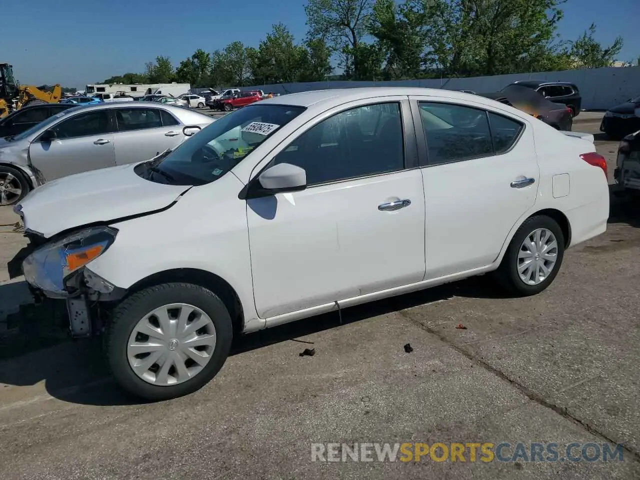 1 Photograph of a damaged car 3N1CN7AP4KL842710 NISSAN VERSA 2019