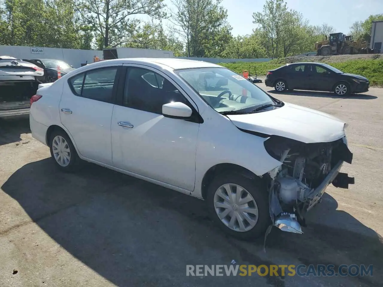 4 Photograph of a damaged car 3N1CN7AP4KL842710 NISSAN VERSA 2019