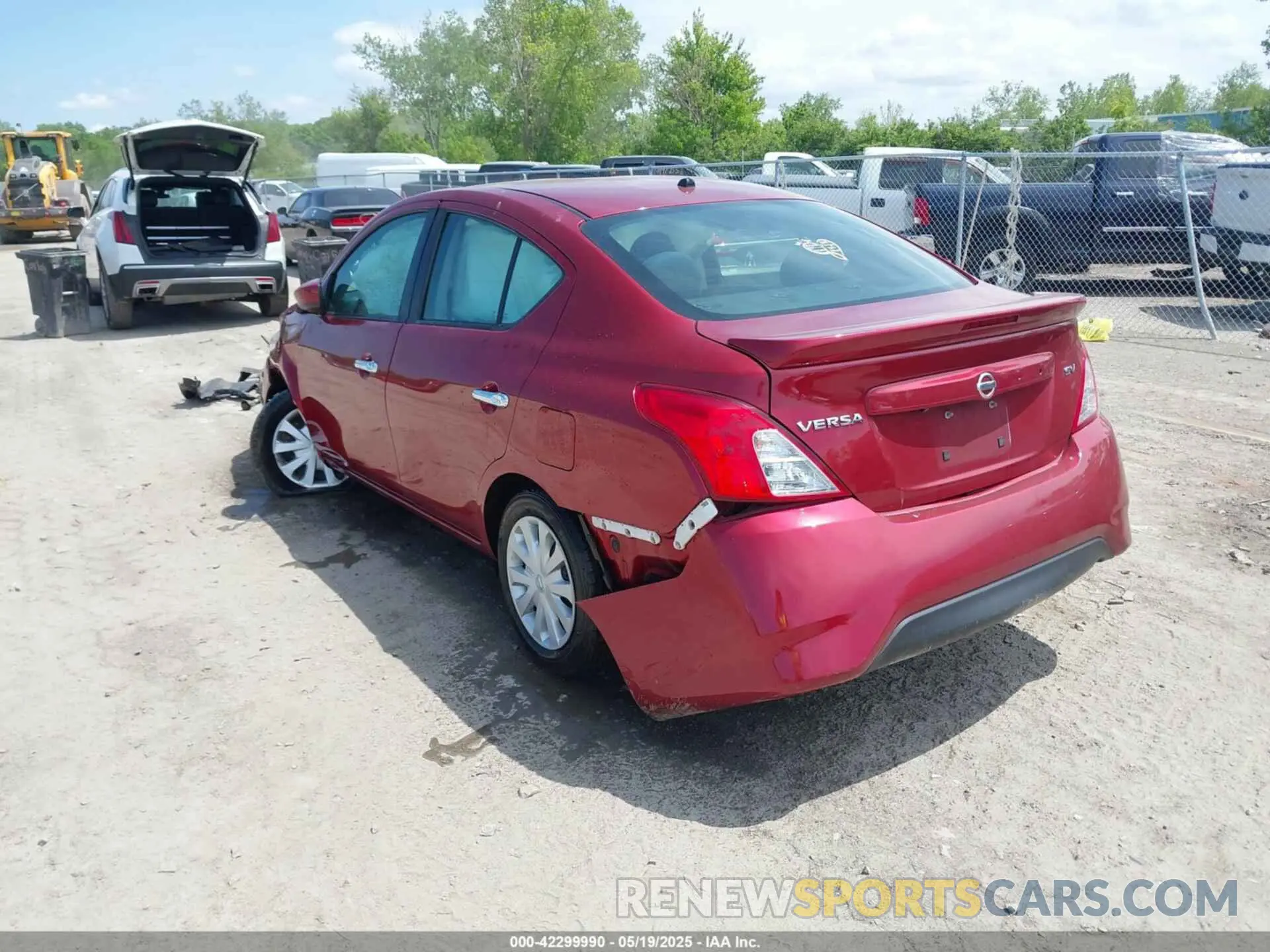3 Photograph of a damaged car 3N1CN7AP4KL842965 NISSAN VERSA 2019