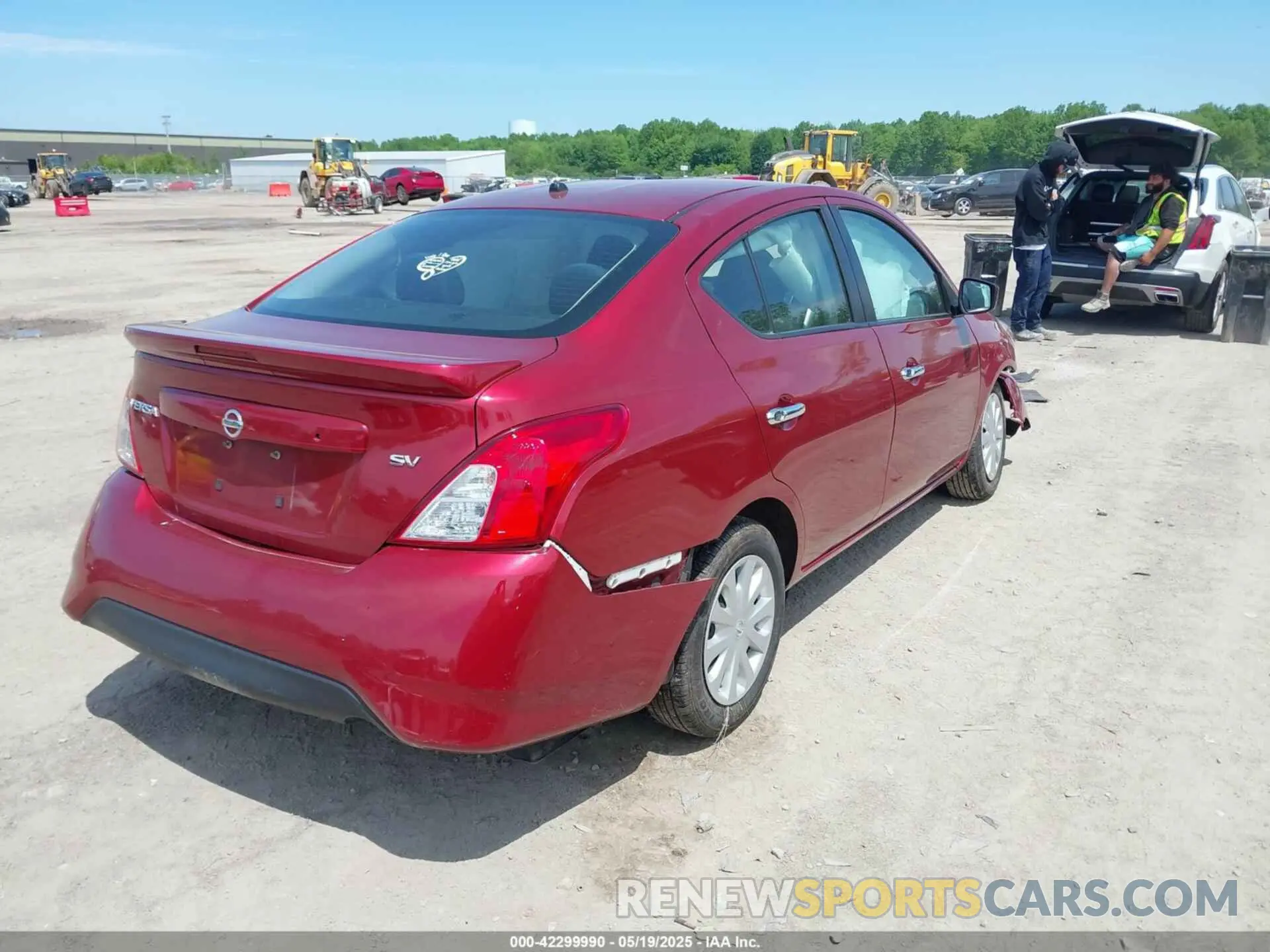 4 Photograph of a damaged car 3N1CN7AP4KL842965 NISSAN VERSA 2019