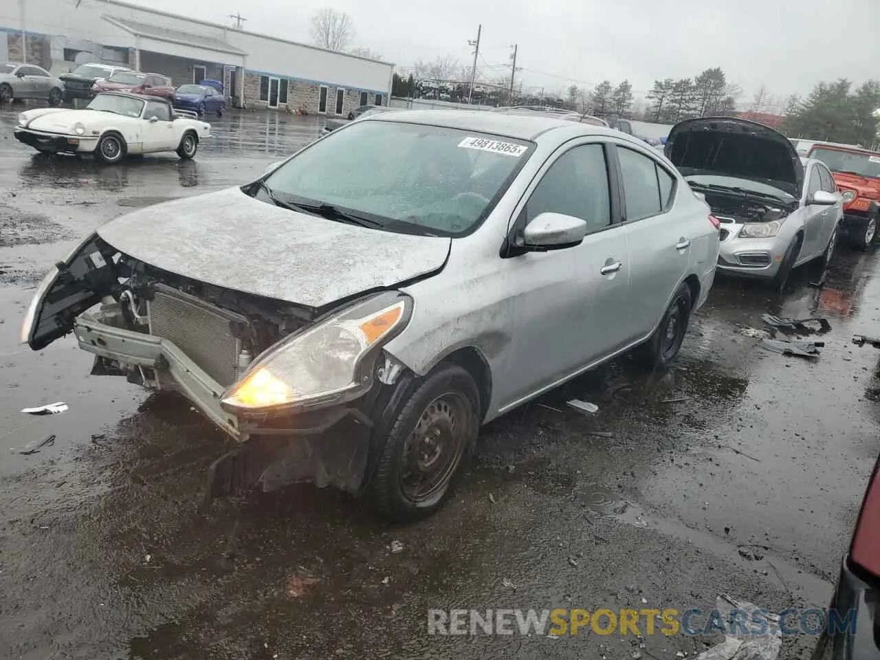 1 Photograph of a damaged car 3N1CN7AP4KL845428 NISSAN VERSA 2019