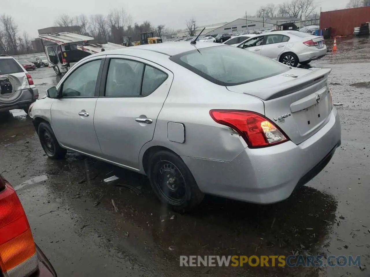 2 Photograph of a damaged car 3N1CN7AP4KL845428 NISSAN VERSA 2019