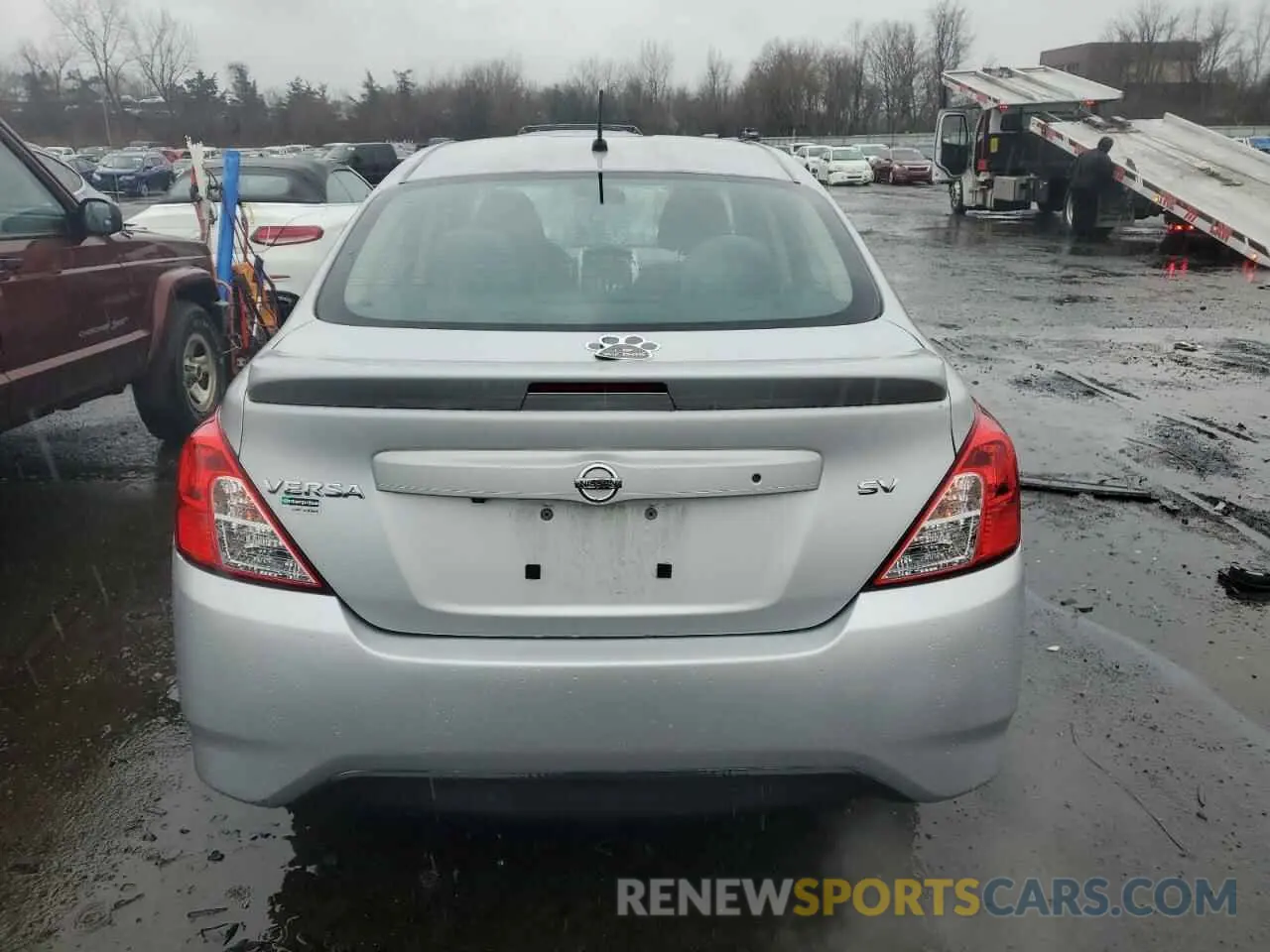 6 Photograph of a damaged car 3N1CN7AP4KL845428 NISSAN VERSA 2019