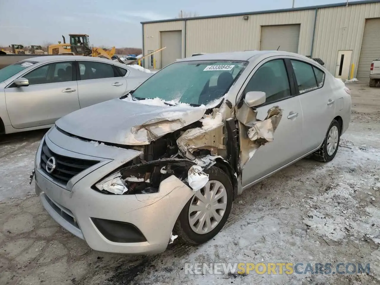 1 Photograph of a damaged car 3N1CN7AP4KL854050 NISSAN VERSA 2019
