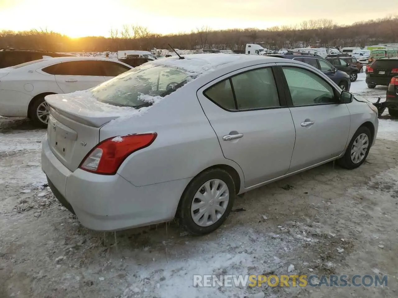 3 Photograph of a damaged car 3N1CN7AP4KL854050 NISSAN VERSA 2019