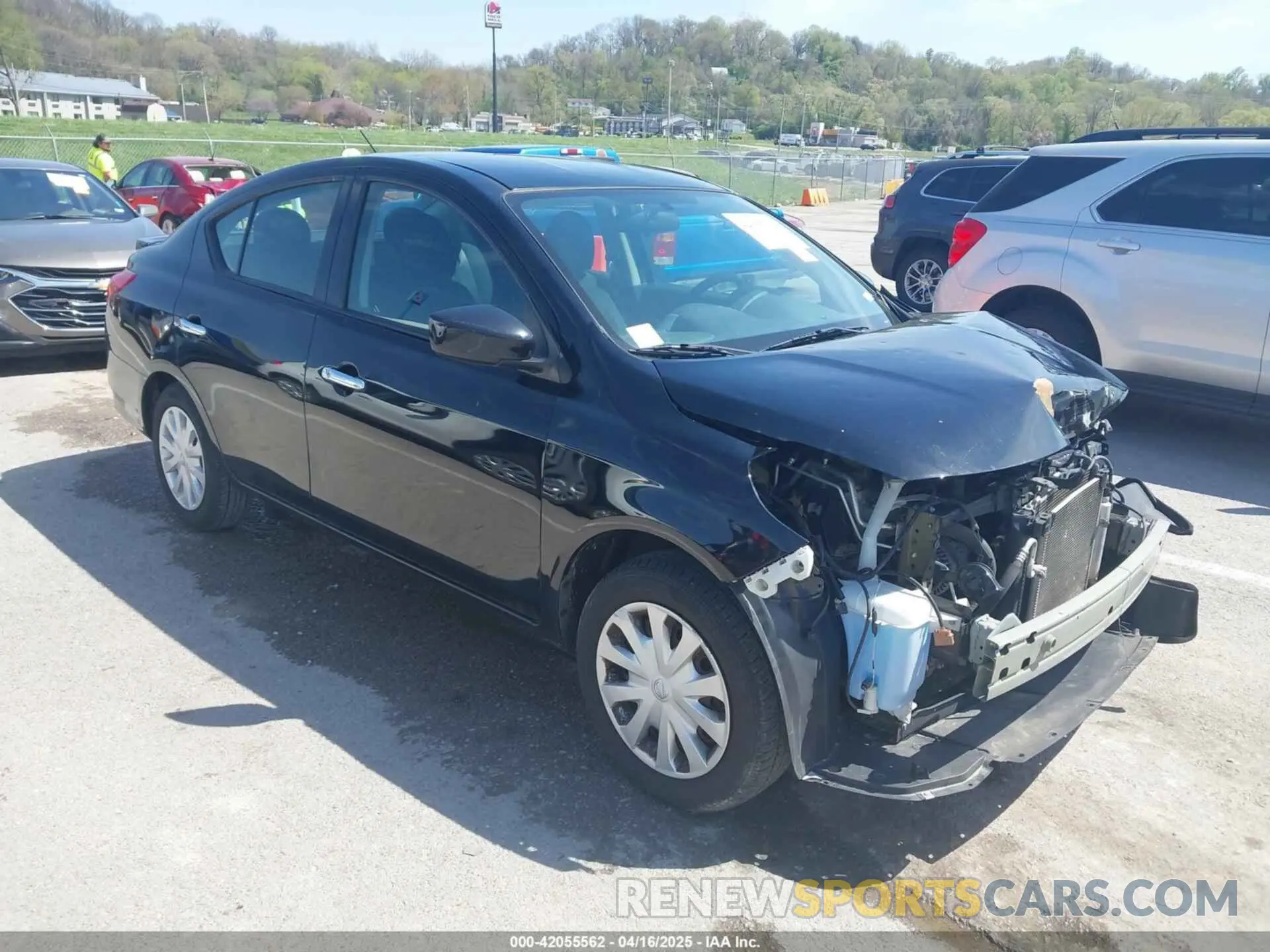 1 Photograph of a damaged car 3N1CN7AP4KL858339 NISSAN VERSA 2019