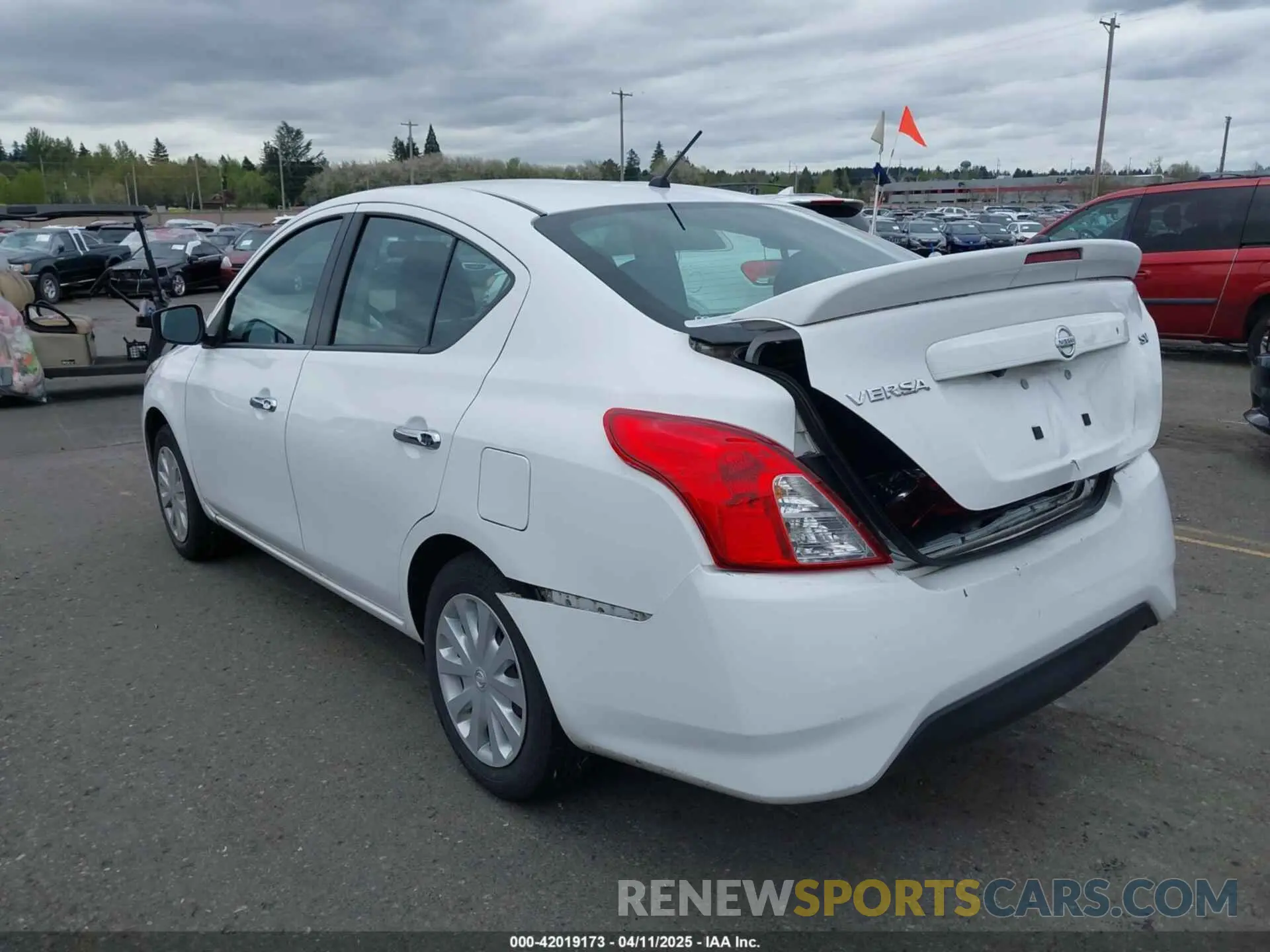 3 Photograph of a damaged car 3N1CN7AP4KL858373 NISSAN VERSA 2019