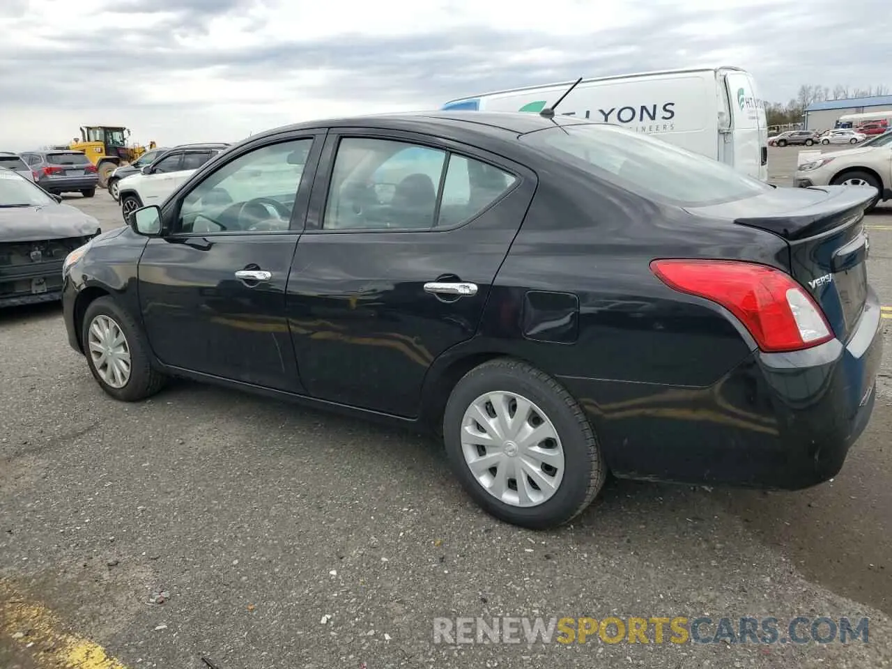 2 Photograph of a damaged car 3N1CN7AP4KL863542 NISSAN VERSA 2019
