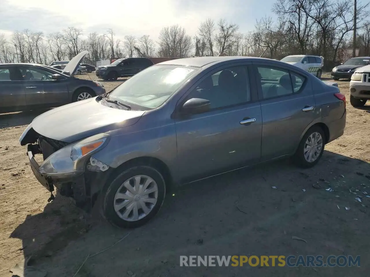 1 Photograph of a damaged car 3N1CN7AP4KL865971 NISSAN VERSA 2019