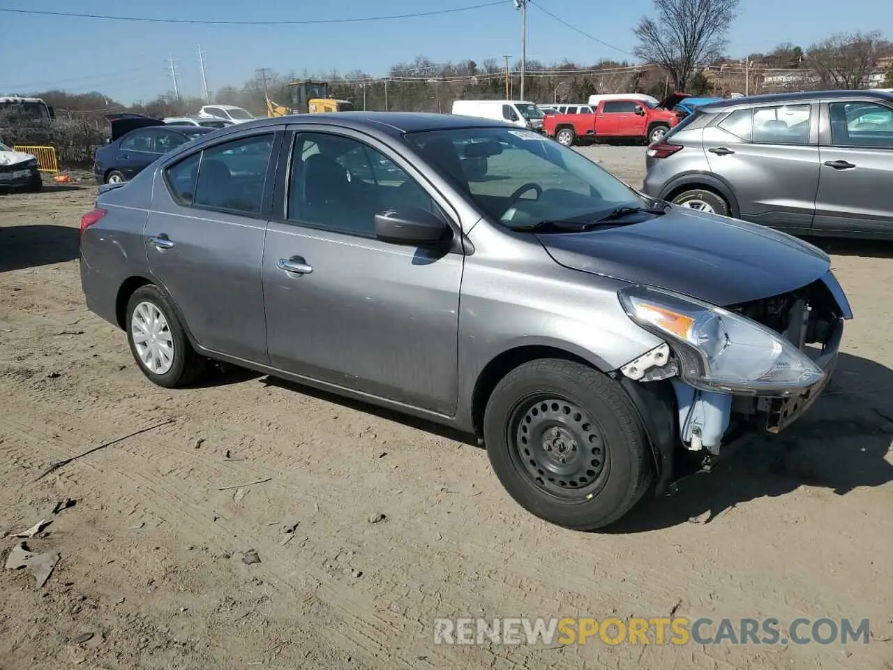 4 Photograph of a damaged car 3N1CN7AP4KL865971 NISSAN VERSA 2019