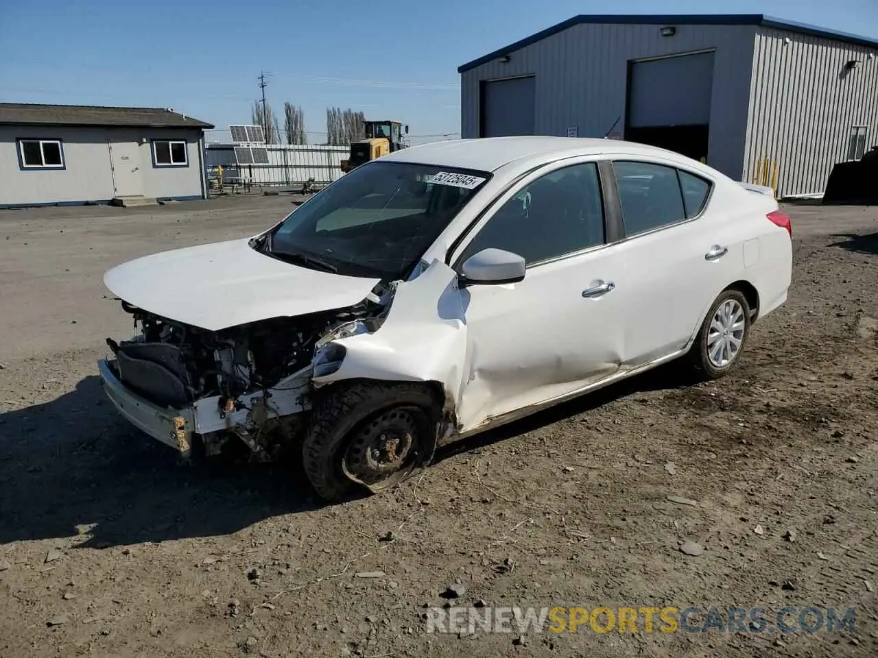 1 Photograph of a damaged car 3N1CN7AP4KL866845 NISSAN VERSA 2019
