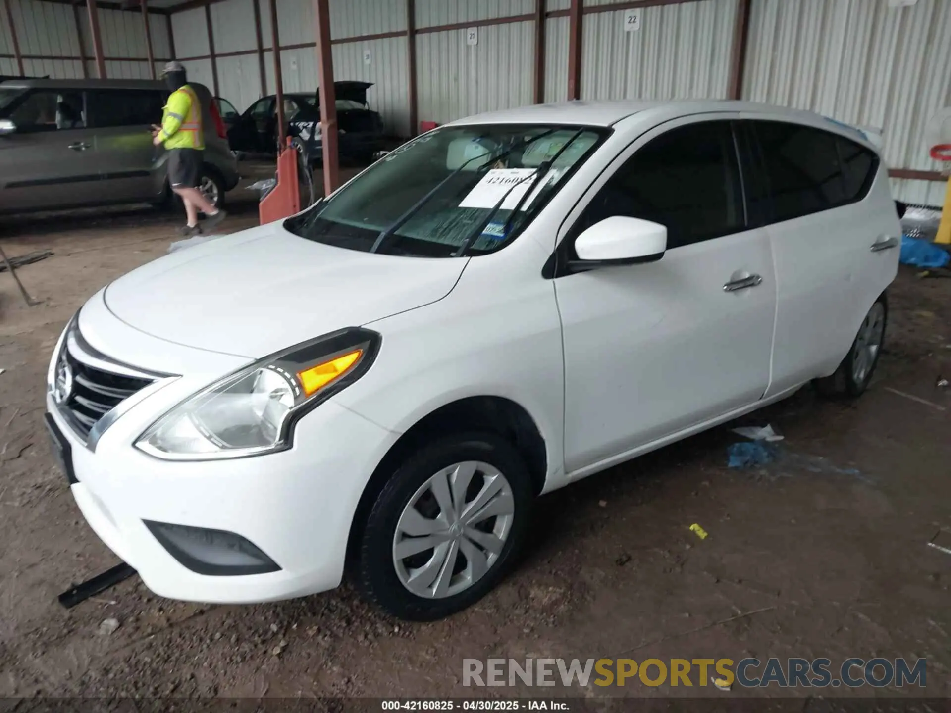 2 Photograph of a damaged car 3N1CN7AP4KL873942 NISSAN VERSA 2019