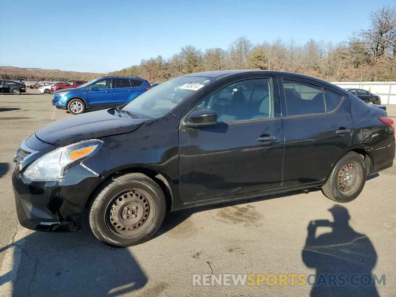 1 Photograph of a damaged car 3N1CN7AP5KL800790 NISSAN VERSA 2019