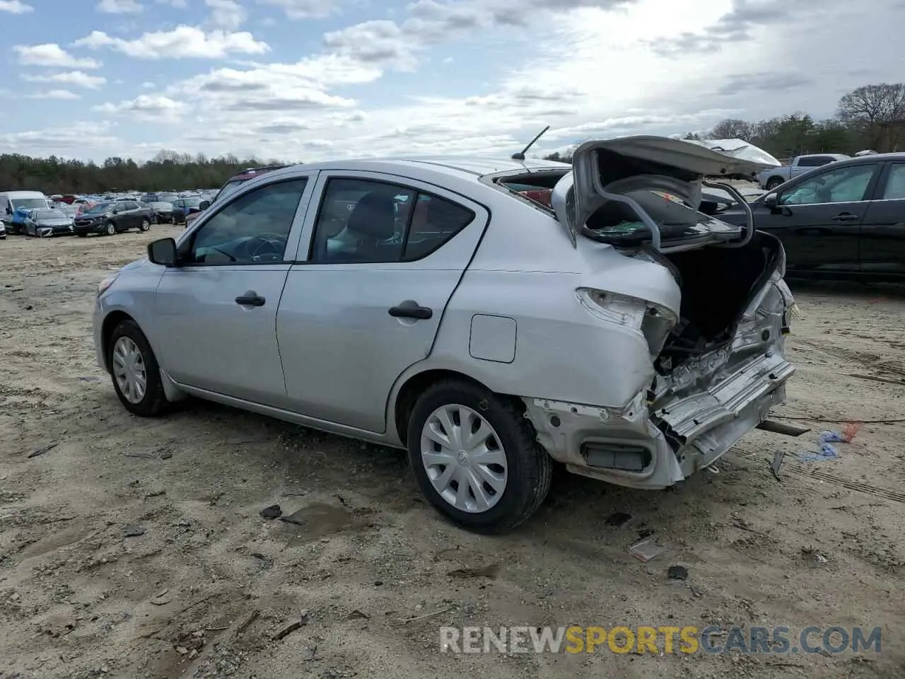 2 Photograph of a damaged car 3N1CN7AP5KL805309 NISSAN VERSA 2019
