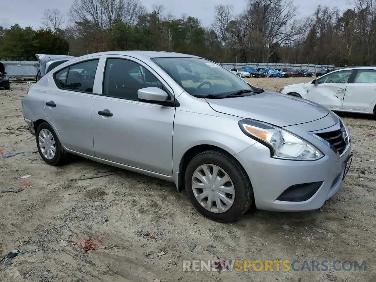 4 Photograph of a damaged car 3N1CN7AP5KL805309 NISSAN VERSA 2019