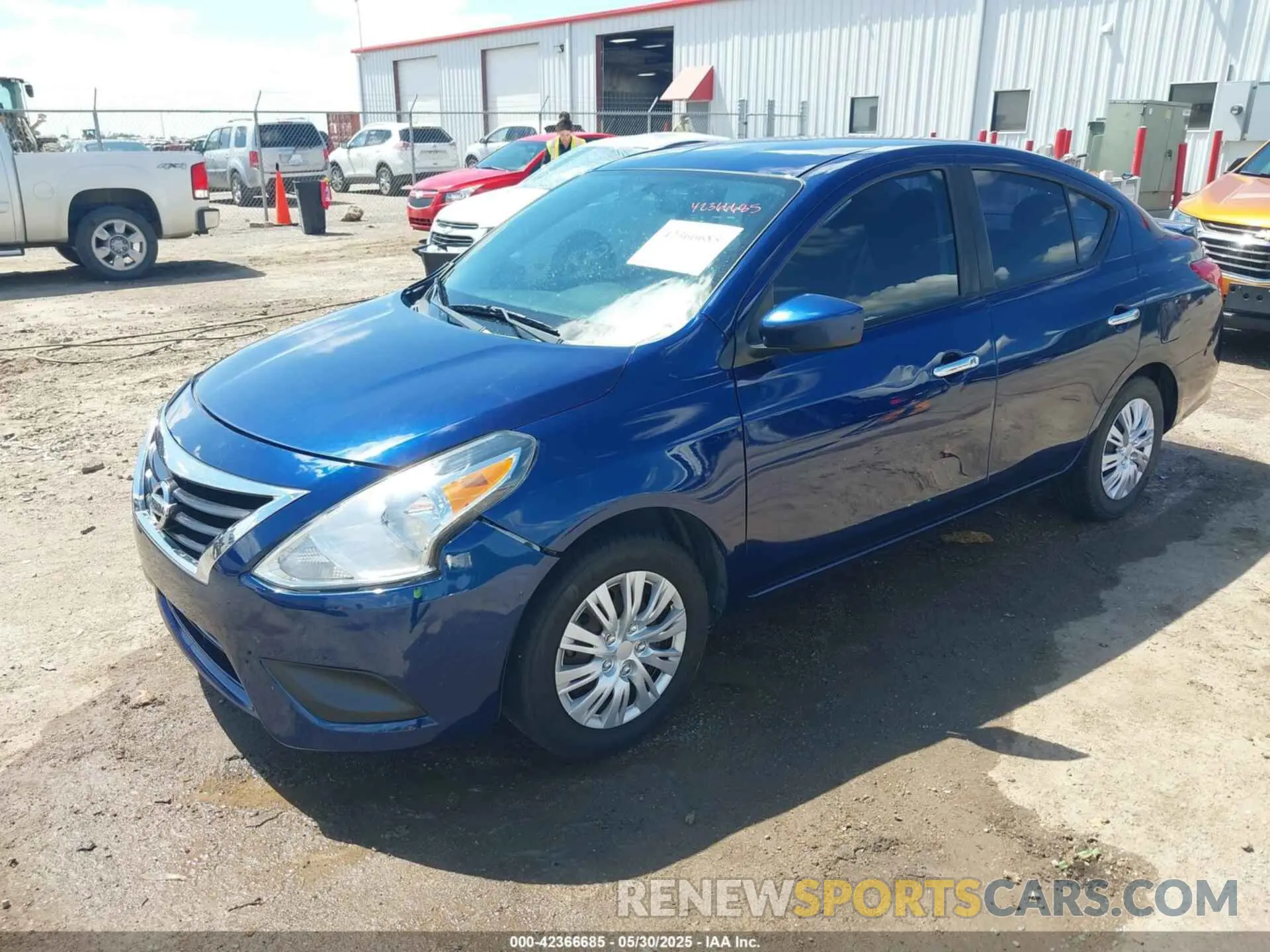 2 Photograph of a damaged car 3N1CN7AP5KL807464 NISSAN VERSA 2019
