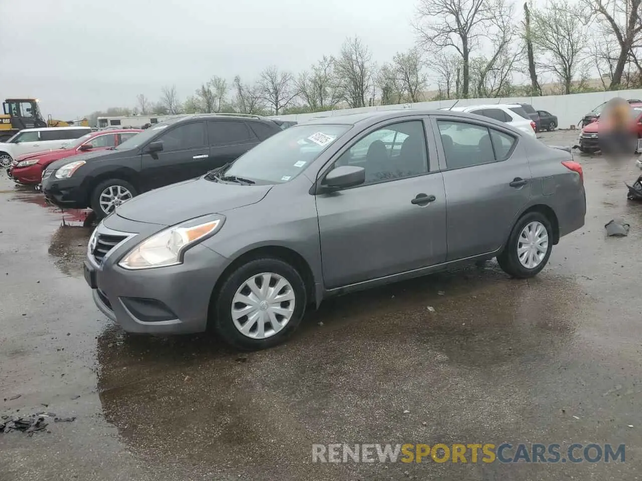 1 Photograph of a damaged car 3N1CN7AP5KL809330 NISSAN VERSA 2019