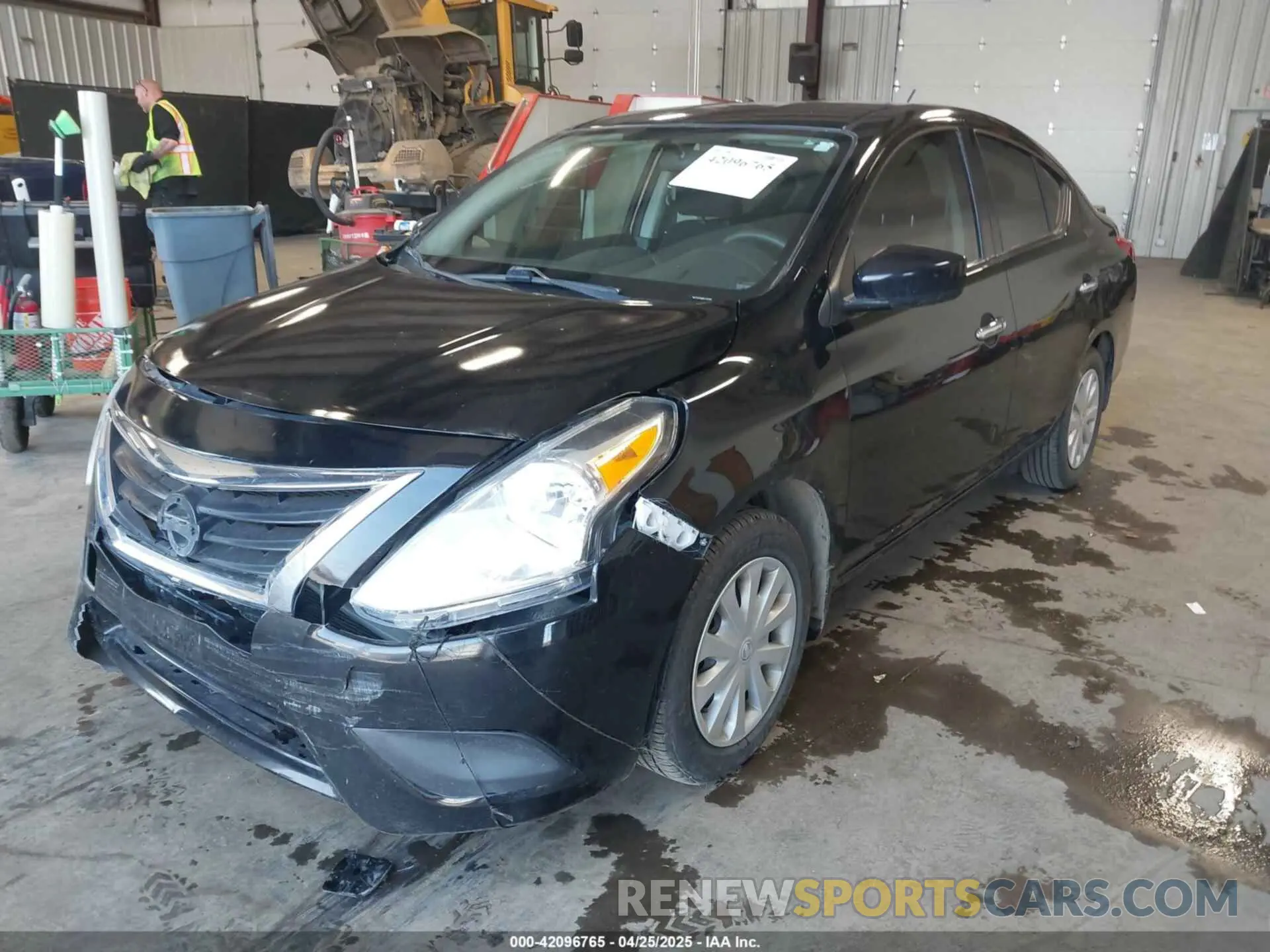 2 Photograph of a damaged car 3N1CN7AP5KL818299 NISSAN VERSA 2019